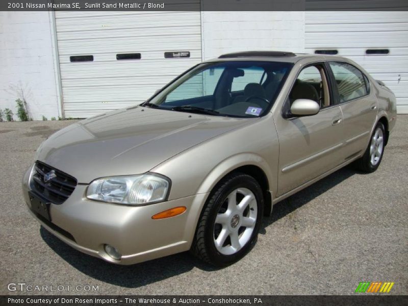 Sunlit Sand Metallic / Blond 2001 Nissan Maxima SE