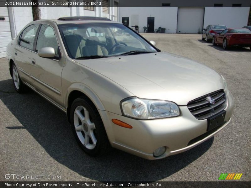 Sunlit Sand Metallic / Blond 2001 Nissan Maxima SE