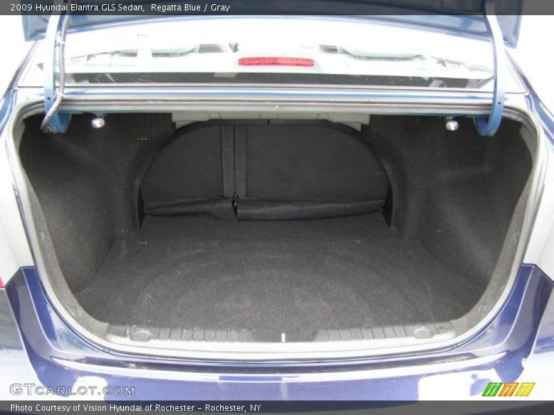 Regatta Blue / Gray 2009 Hyundai Elantra GLS Sedan