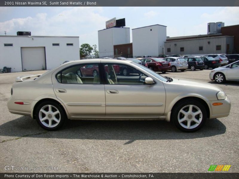Sunlit Sand Metallic / Blond 2001 Nissan Maxima SE