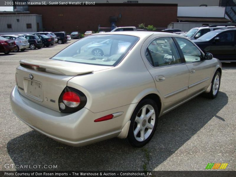Sunlit Sand Metallic / Blond 2001 Nissan Maxima SE