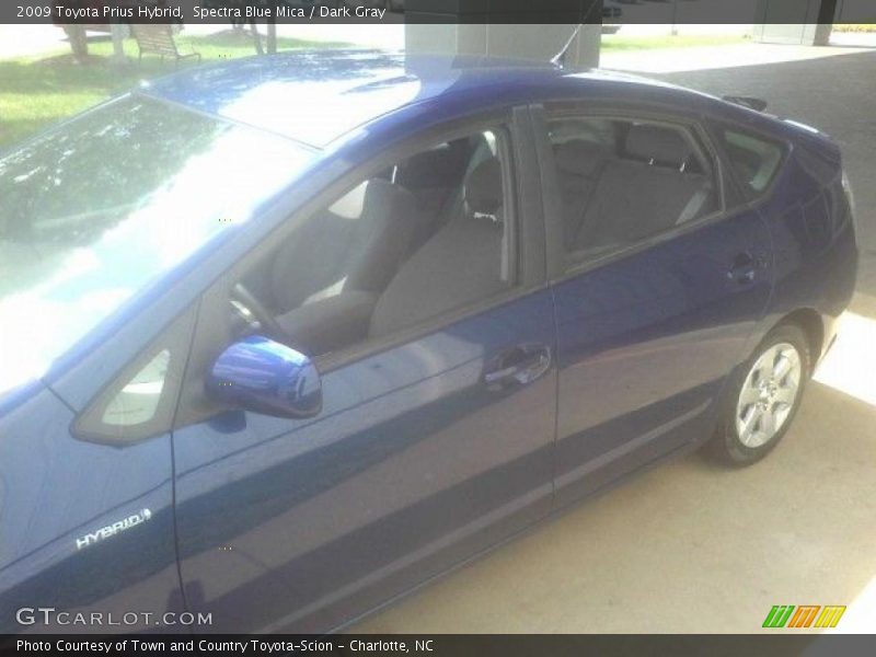 Spectra Blue Mica / Dark Gray 2009 Toyota Prius Hybrid