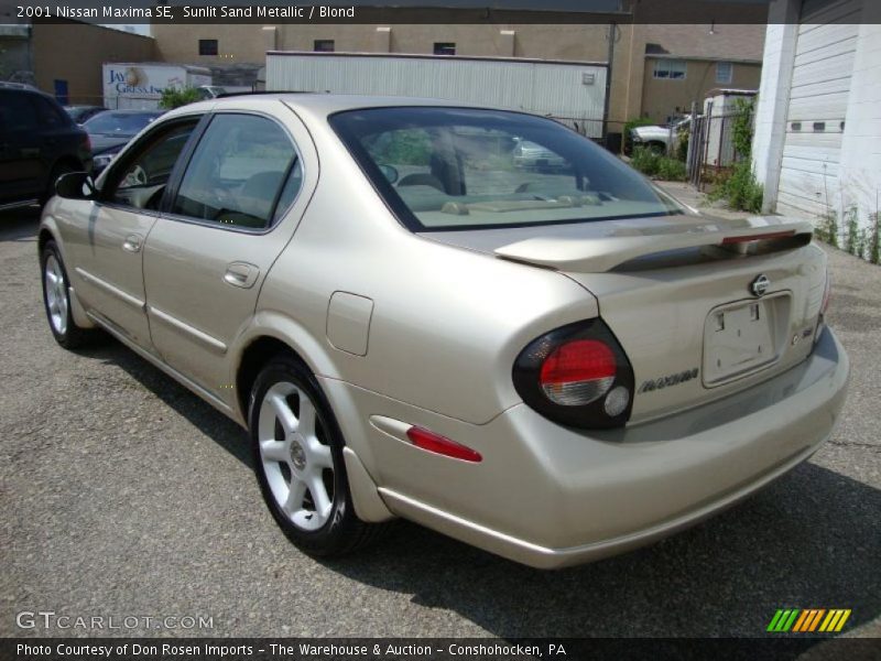 Sunlit Sand Metallic / Blond 2001 Nissan Maxima SE