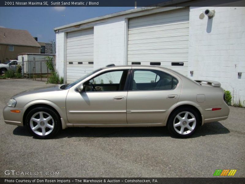 Sunlit Sand Metallic / Blond 2001 Nissan Maxima SE