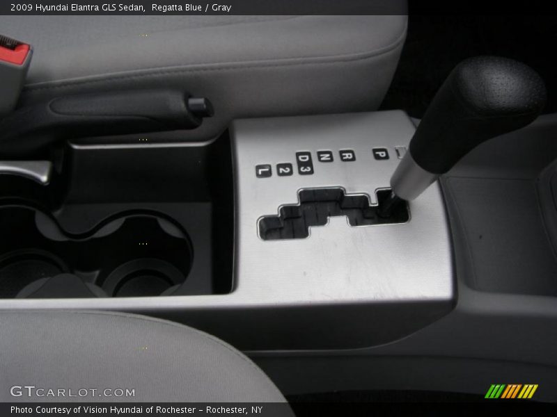 Regatta Blue / Gray 2009 Hyundai Elantra GLS Sedan