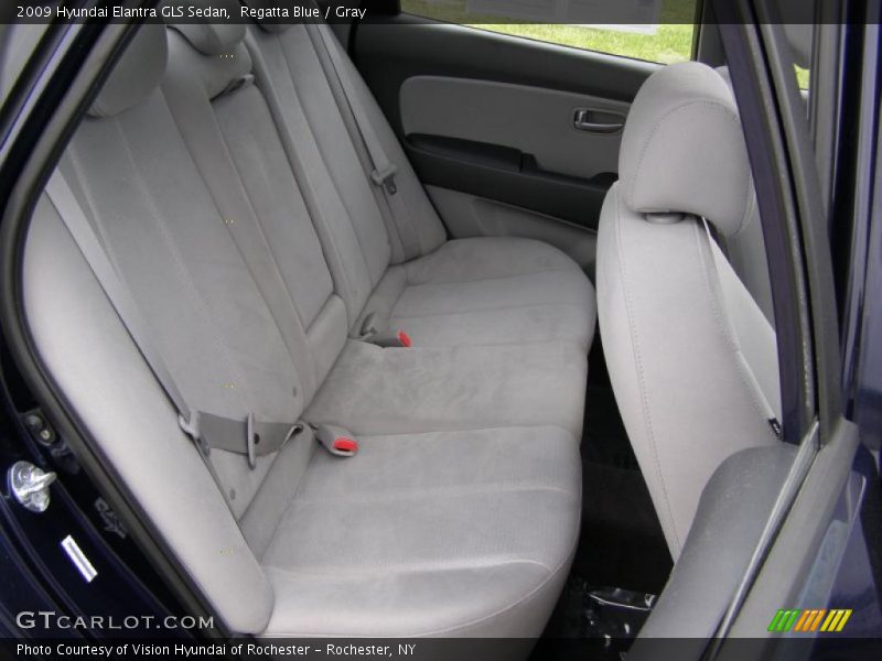 Regatta Blue / Gray 2009 Hyundai Elantra GLS Sedan