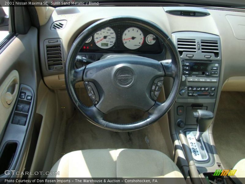 Sunlit Sand Metallic / Blond 2001 Nissan Maxima SE