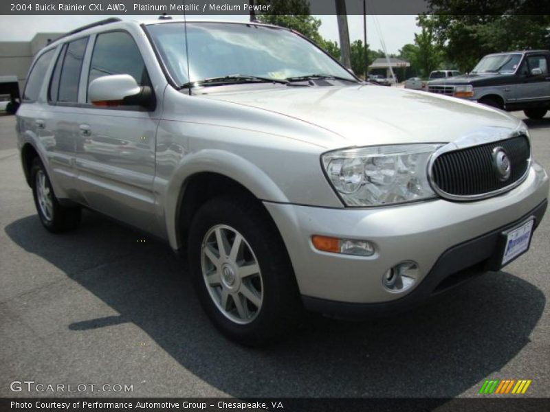 Platinum Metallic / Medium Pewter 2004 Buick Rainier CXL AWD