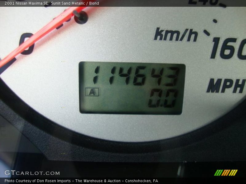 Sunlit Sand Metallic / Blond 2001 Nissan Maxima SE