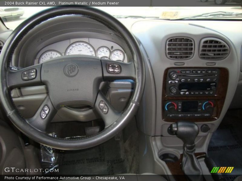 Platinum Metallic / Medium Pewter 2004 Buick Rainier CXL AWD