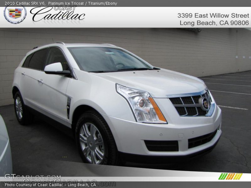 Platinum Ice Tricoat / Titanium/Ebony 2010 Cadillac SRX V6