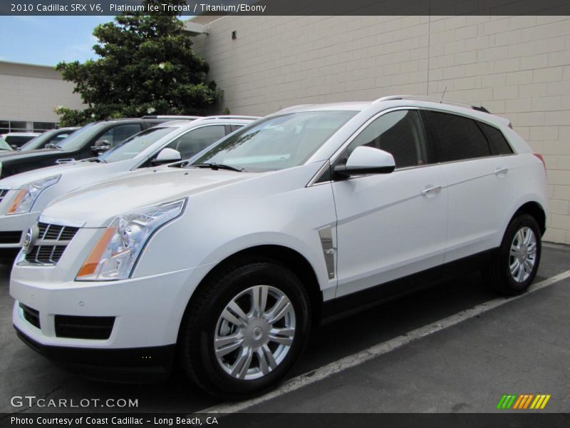 Platinum Ice Tricoat / Titanium/Ebony 2010 Cadillac SRX V6