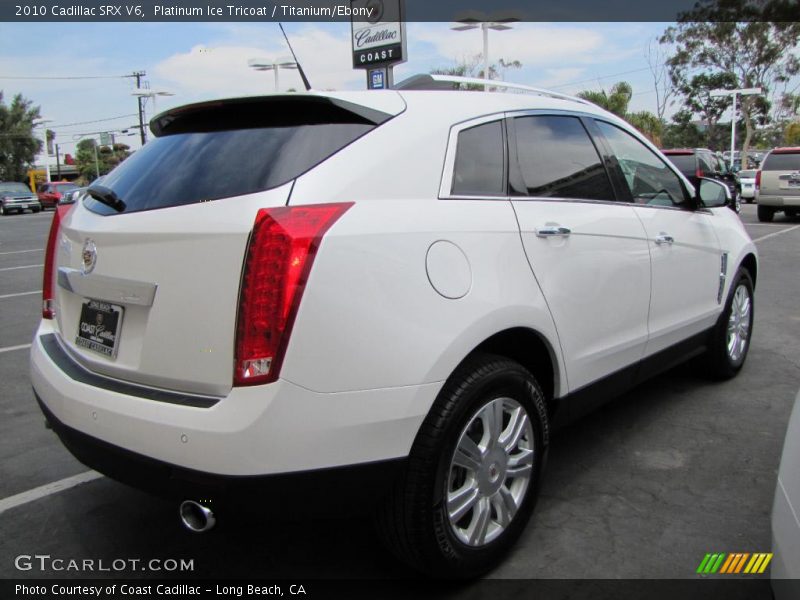 Platinum Ice Tricoat / Titanium/Ebony 2010 Cadillac SRX V6