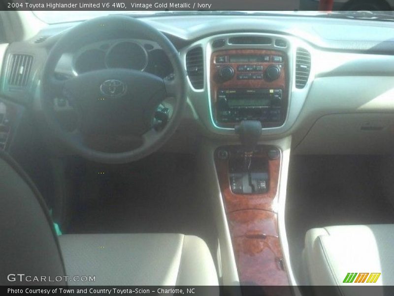 Vintage Gold Metallic / Ivory 2004 Toyota Highlander Limited V6 4WD