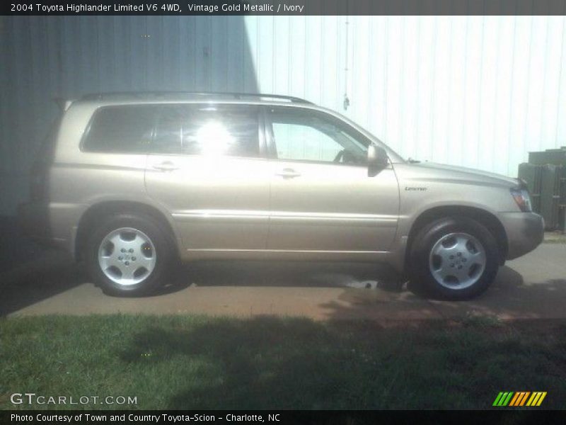 Vintage Gold Metallic / Ivory 2004 Toyota Highlander Limited V6 4WD