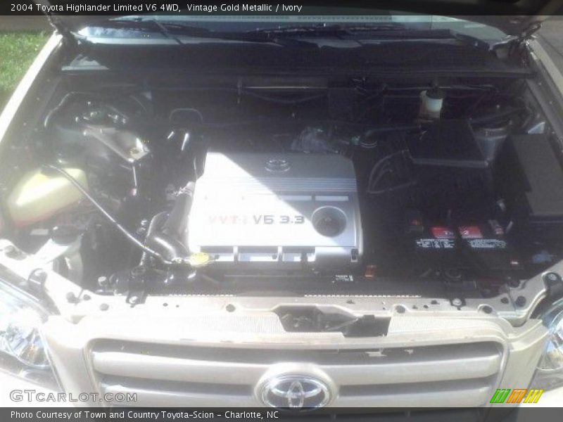 Vintage Gold Metallic / Ivory 2004 Toyota Highlander Limited V6 4WD