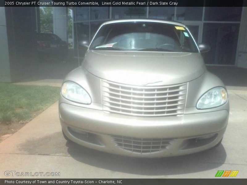 Linen Gold Metallic Pearl / Dark Slate Gray 2005 Chrysler PT Cruiser Touring Turbo Convertible