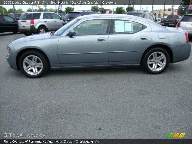 Silver Steel Metallic / Dark Slate Gray/Light Graystone 2006 Dodge Charger R/T