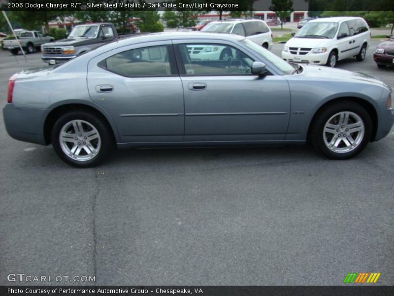 Silver Steel Metallic / Dark Slate Gray/Light Graystone 2006 Dodge Charger R/T