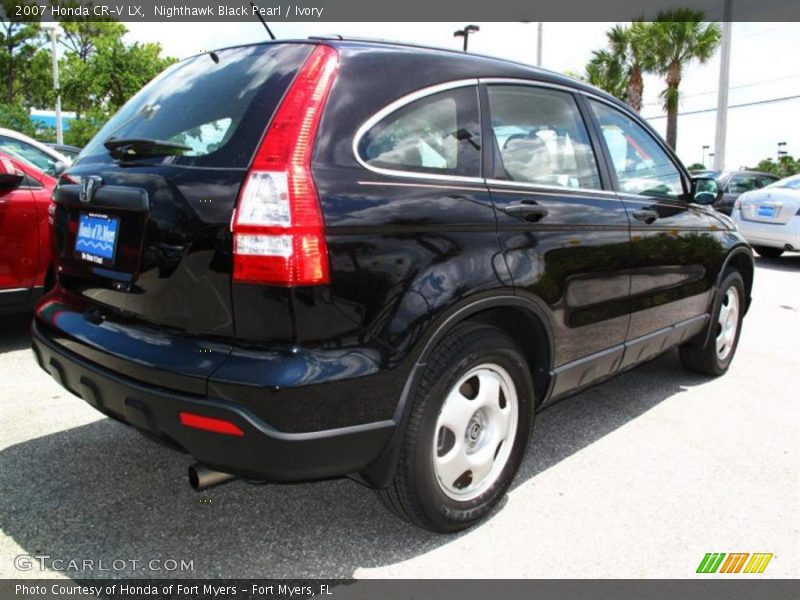 Nighthawk Black Pearl / Ivory 2007 Honda CR-V LX