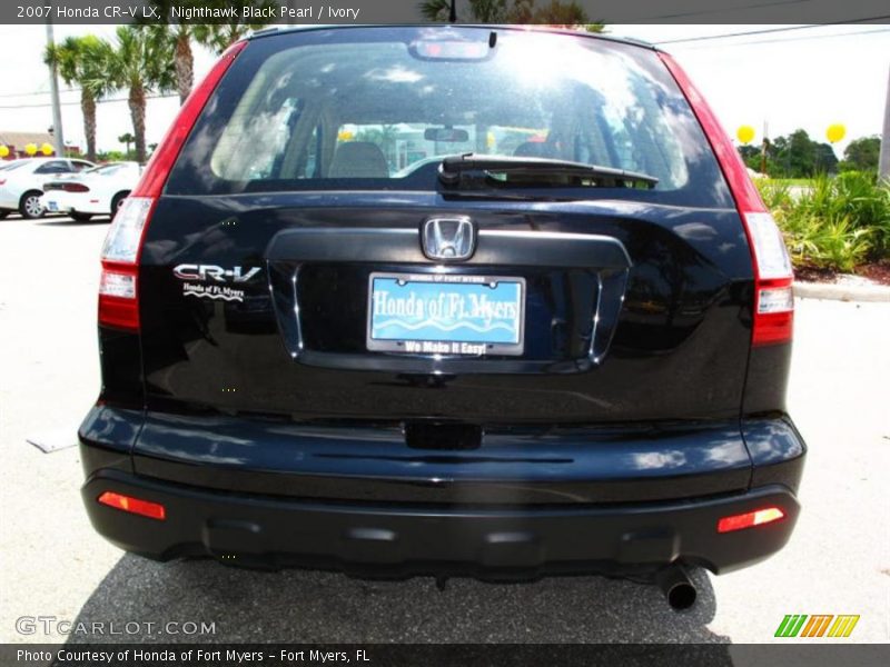 Nighthawk Black Pearl / Ivory 2007 Honda CR-V LX