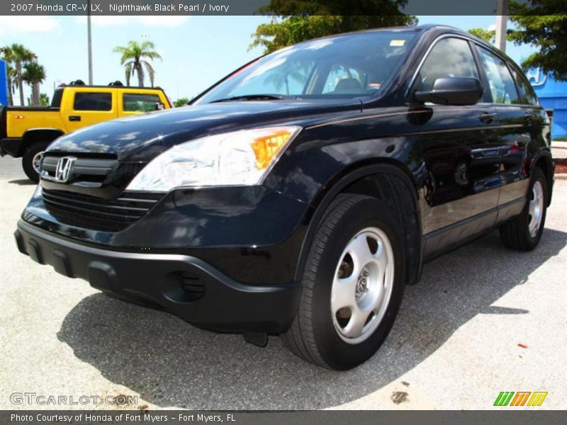 Nighthawk Black Pearl / Ivory 2007 Honda CR-V LX