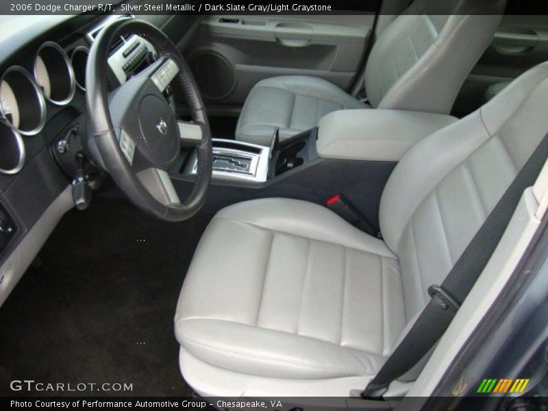 Silver Steel Metallic / Dark Slate Gray/Light Graystone 2006 Dodge Charger R/T