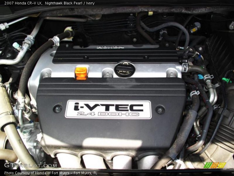 Nighthawk Black Pearl / Ivory 2007 Honda CR-V LX