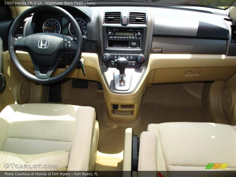 Nighthawk Black Pearl / Ivory 2007 Honda CR-V LX
