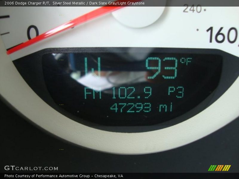 Silver Steel Metallic / Dark Slate Gray/Light Graystone 2006 Dodge Charger R/T