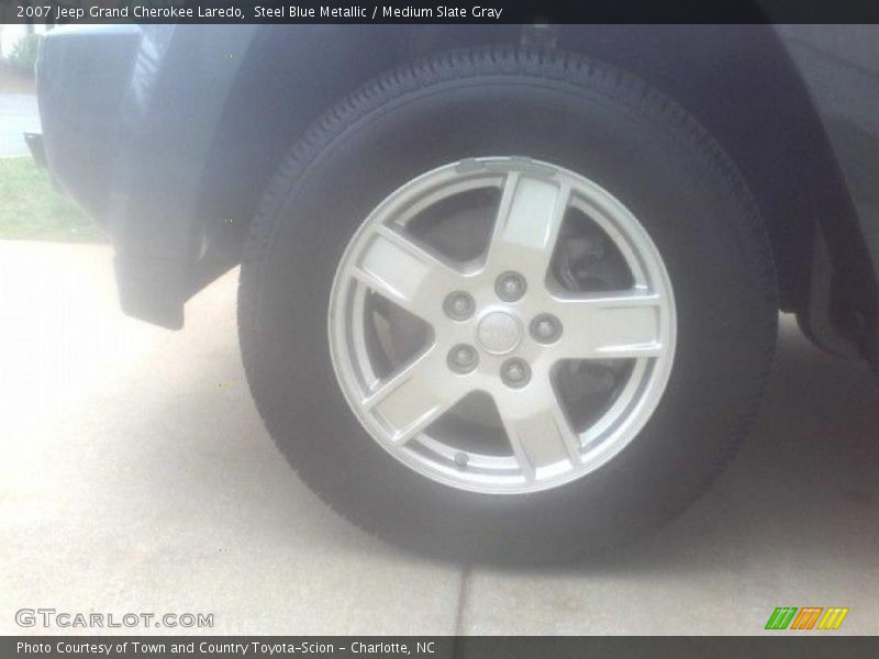 Steel Blue Metallic / Medium Slate Gray 2007 Jeep Grand Cherokee Laredo