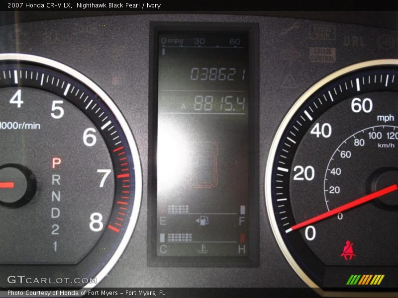 Nighthawk Black Pearl / Ivory 2007 Honda CR-V LX