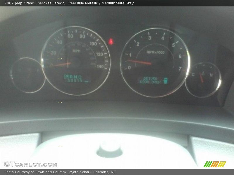 Steel Blue Metallic / Medium Slate Gray 2007 Jeep Grand Cherokee Laredo