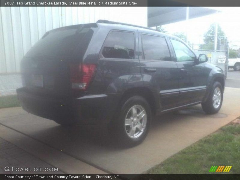 Steel Blue Metallic / Medium Slate Gray 2007 Jeep Grand Cherokee Laredo