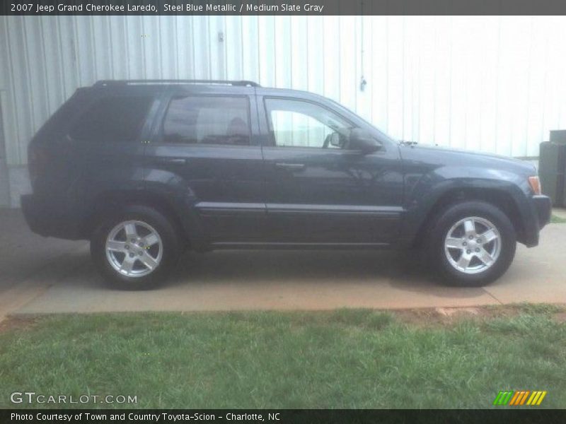 Steel Blue Metallic / Medium Slate Gray 2007 Jeep Grand Cherokee Laredo