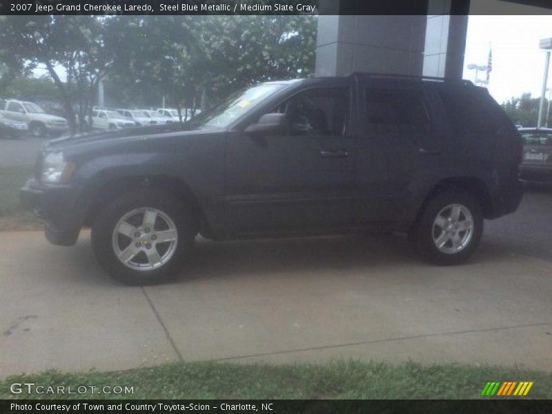 Steel Blue Metallic / Medium Slate Gray 2007 Jeep Grand Cherokee Laredo