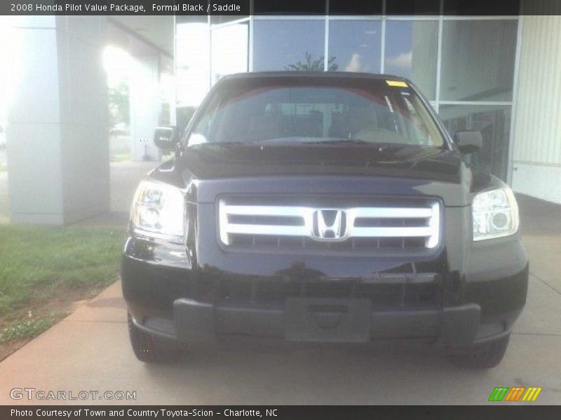 Formal Black / Saddle 2008 Honda Pilot Value Package