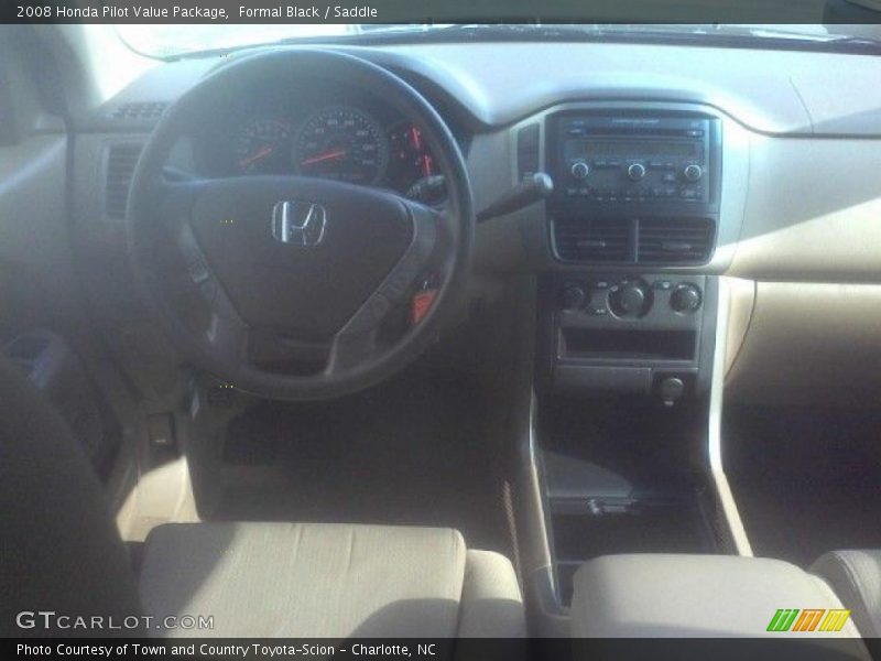 Formal Black / Saddle 2008 Honda Pilot Value Package