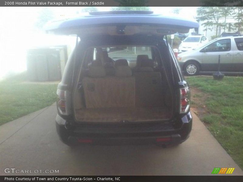 Formal Black / Saddle 2008 Honda Pilot Value Package