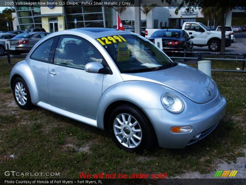 Reflex Silver Metallic / Grey 2005 Volkswagen New Beetle GLS Coupe