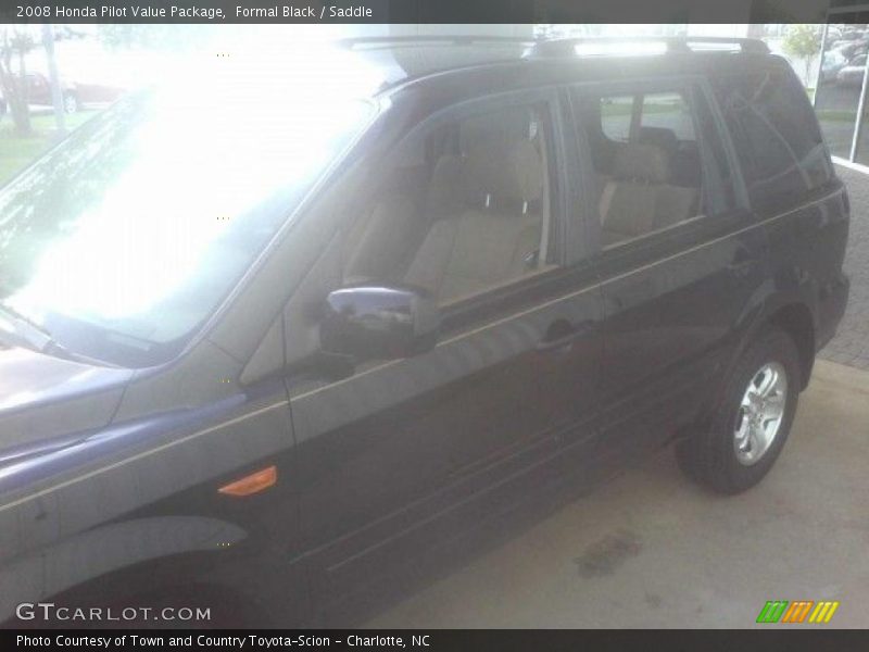 Formal Black / Saddle 2008 Honda Pilot Value Package