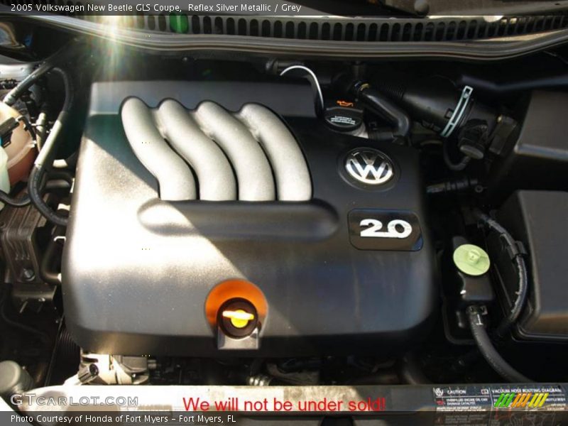 Reflex Silver Metallic / Grey 2005 Volkswagen New Beetle GLS Coupe