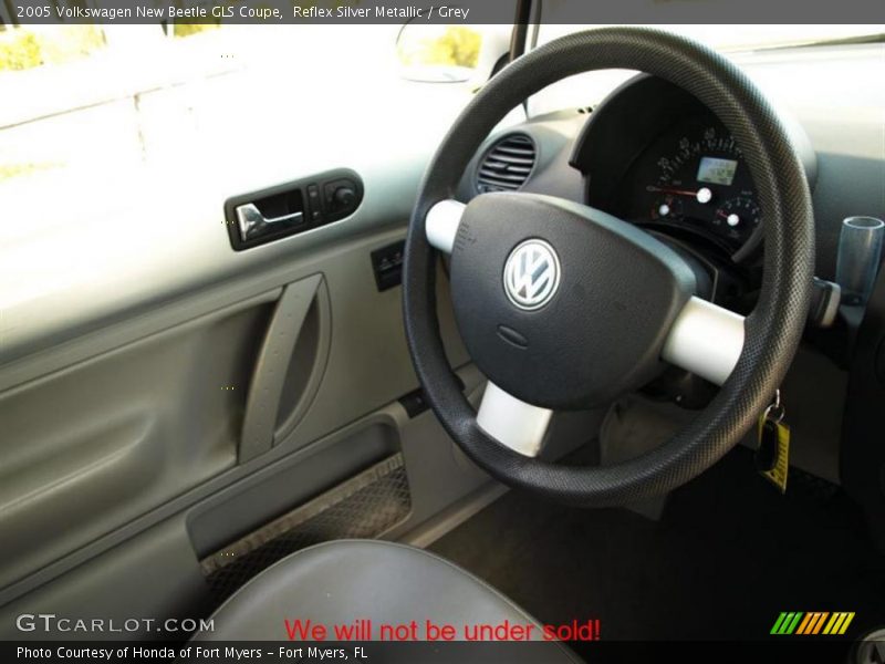 Reflex Silver Metallic / Grey 2005 Volkswagen New Beetle GLS Coupe