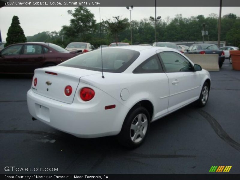 Summit White / Gray 2007 Chevrolet Cobalt LS Coupe