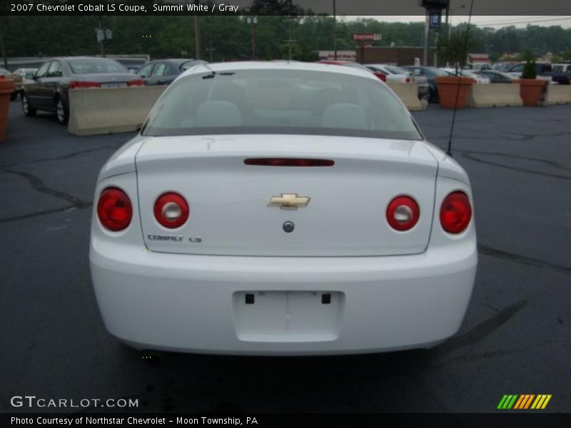 Summit White / Gray 2007 Chevrolet Cobalt LS Coupe