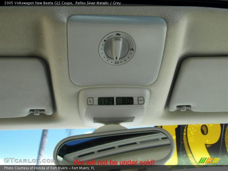 Reflex Silver Metallic / Grey 2005 Volkswagen New Beetle GLS Coupe