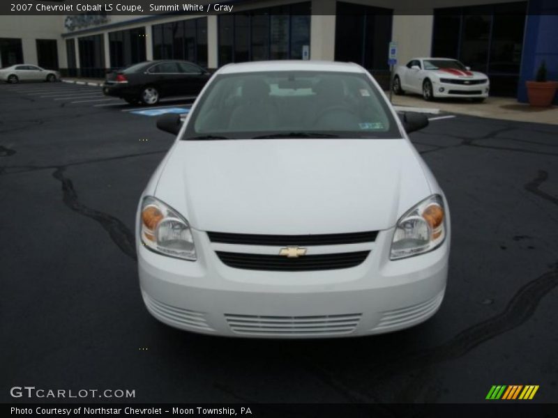 Summit White / Gray 2007 Chevrolet Cobalt LS Coupe
