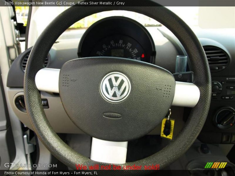 Reflex Silver Metallic / Grey 2005 Volkswagen New Beetle GLS Coupe