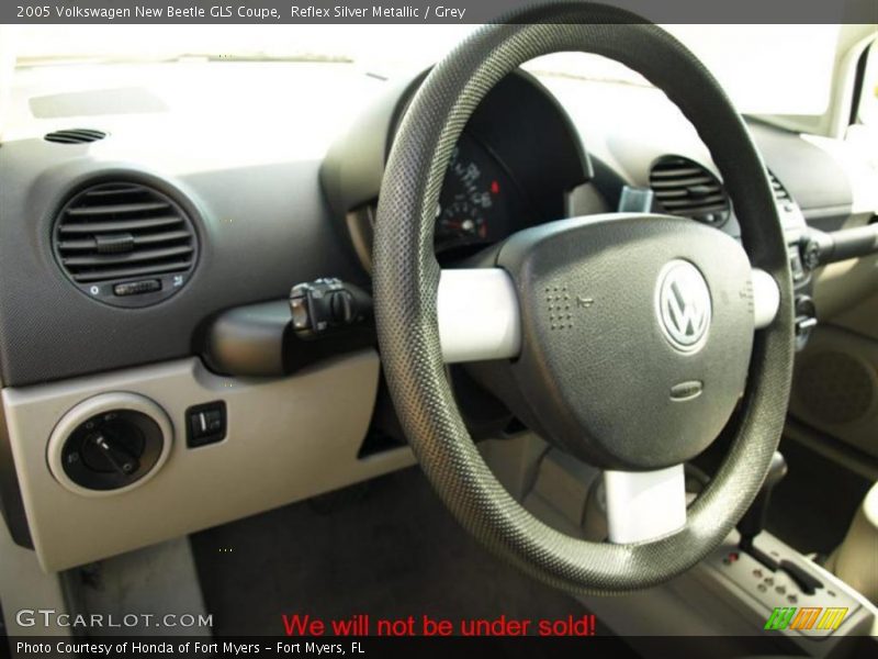 Reflex Silver Metallic / Grey 2005 Volkswagen New Beetle GLS Coupe