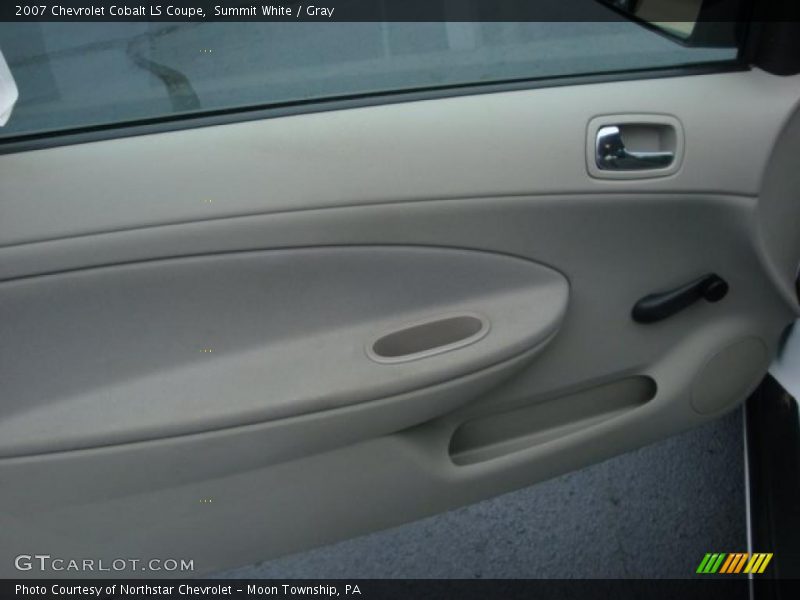Summit White / Gray 2007 Chevrolet Cobalt LS Coupe
